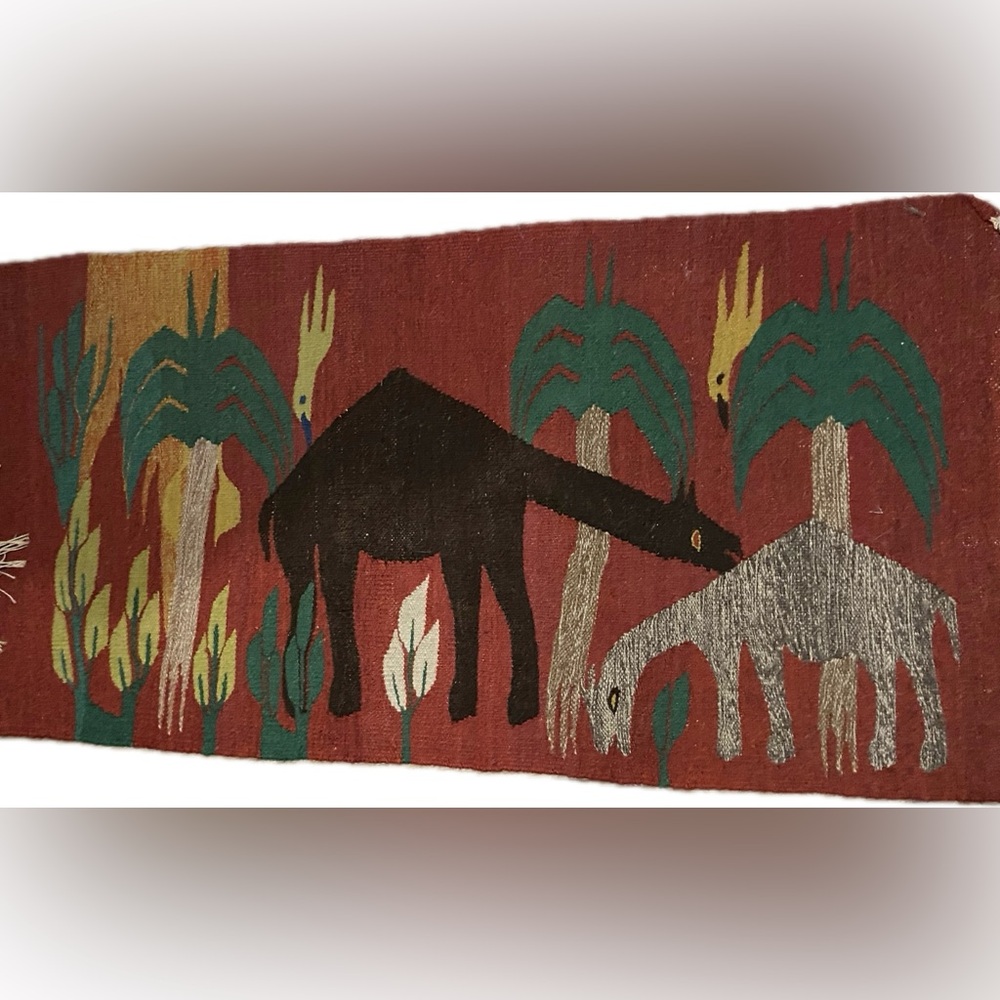Hand Woven Wool Animal Rug